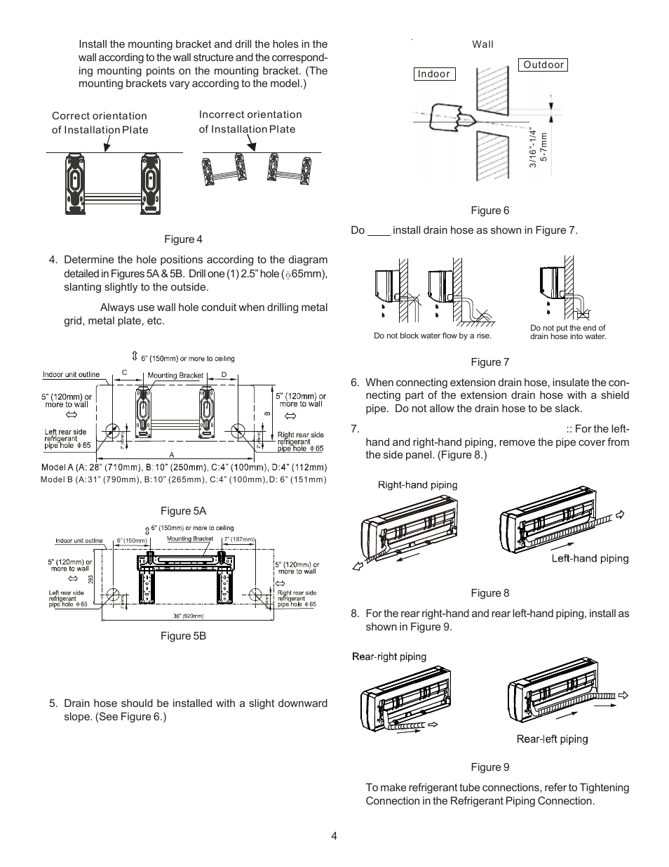 Goodman Mfg Split Type Room Air Conditioner and Heat Pump 000 &12 User Manual | Page 4 / 12