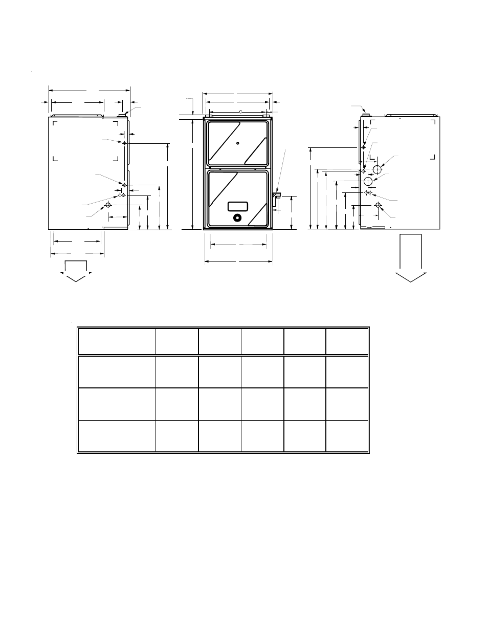 Component identification, Gch9*****xa | Goodman Mfg 40'' 95% Gas Furnace GCH9 User Manual | Page 6 / 16