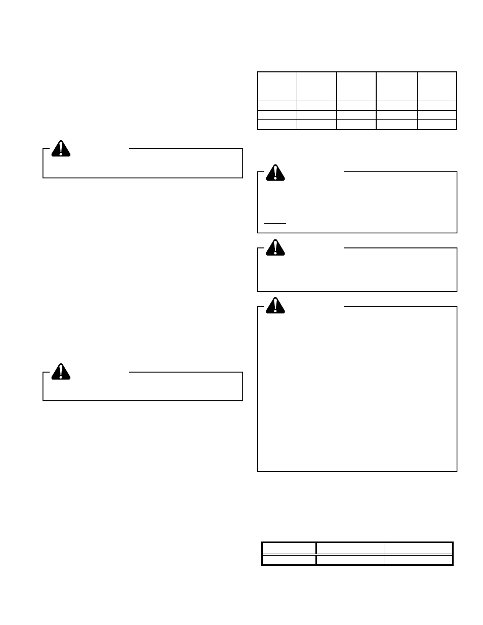 Warning, Caution | Goodman Mfg ARPF User Manual | Page 5 / 13