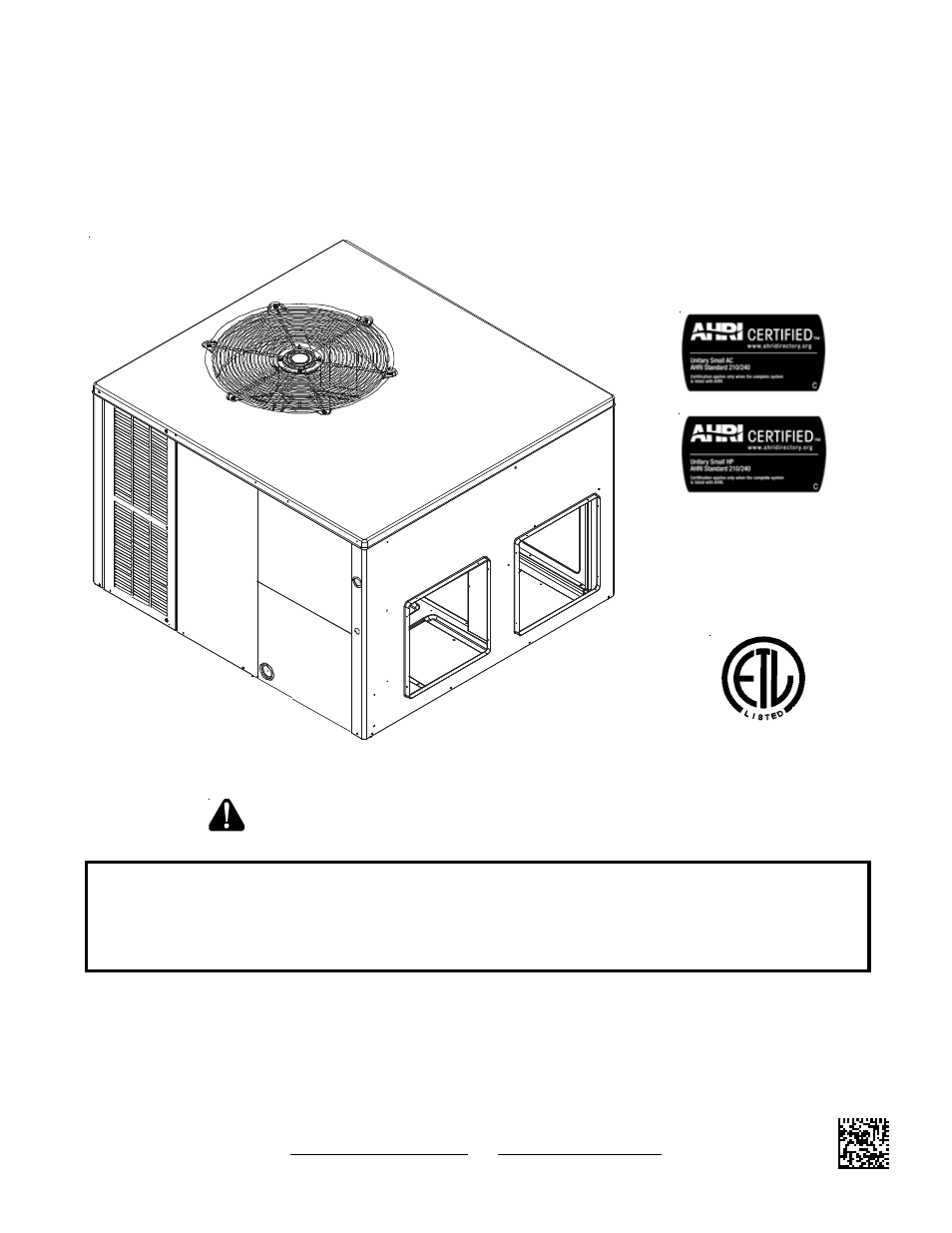 Goodman Mfg IO - 395 User Manual | 16 pages
