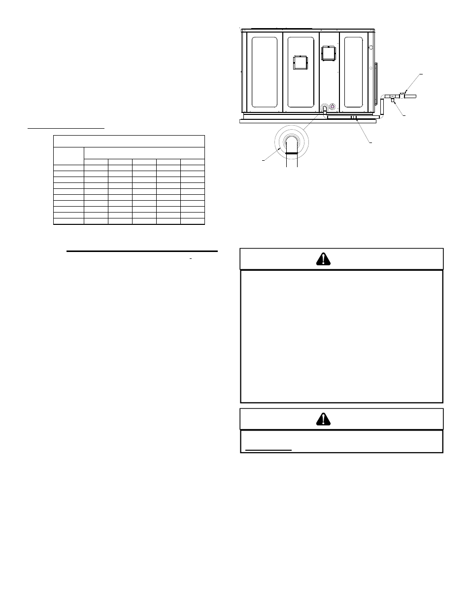 Caution, Warning | Goodman Mfg A/GPG13 M User Manual | Page 7 / 36