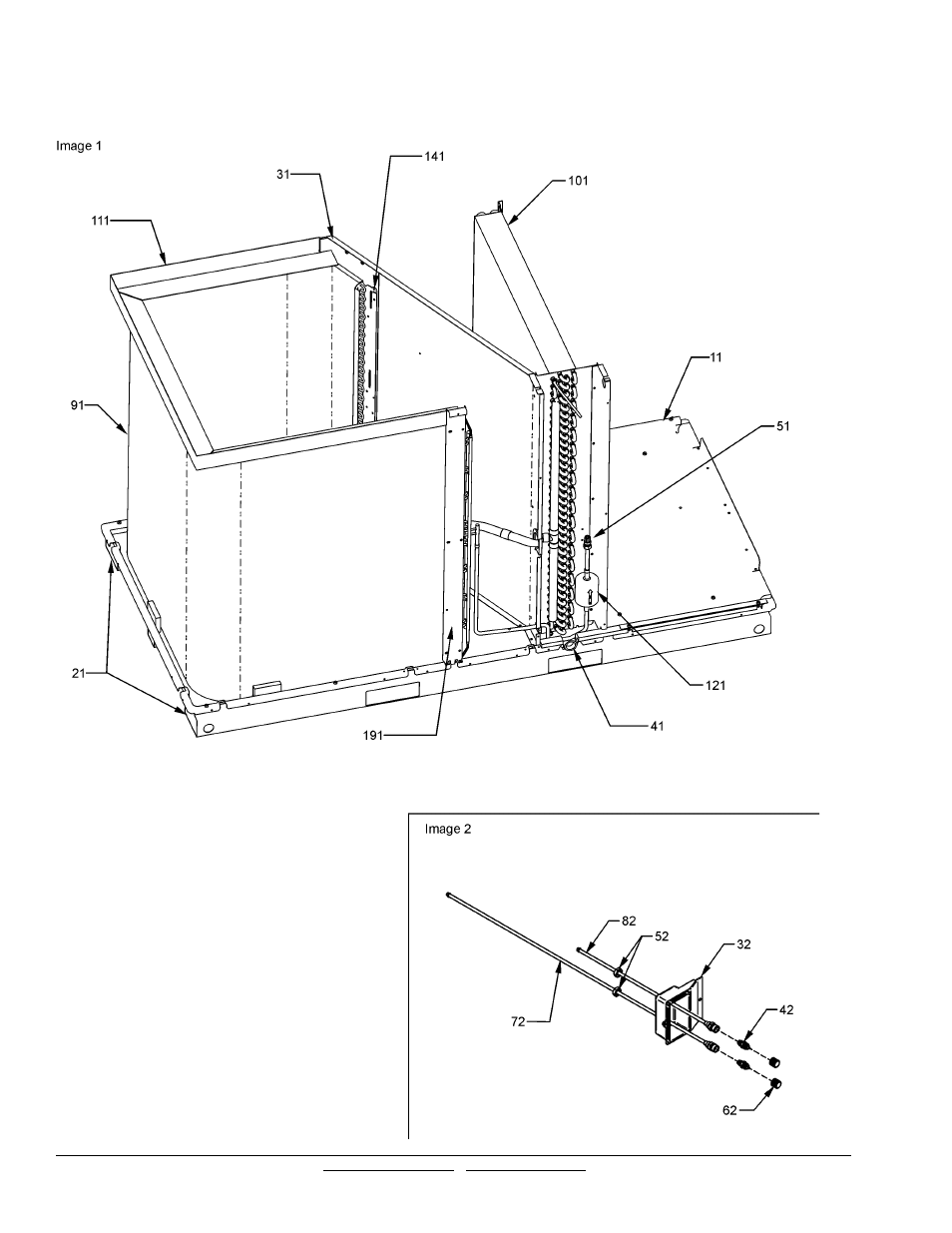 Chassis assembly | Goodman Mfg GPC1424H41AB User Manual | Page 6 / 14