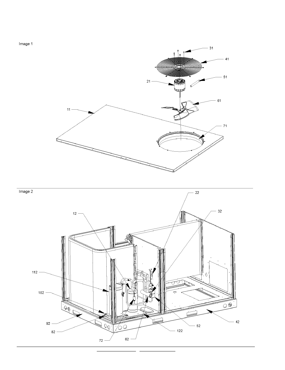Top panel/tubing assy | Goodman Mfg RP-526A User Manual | Page 4 / 13