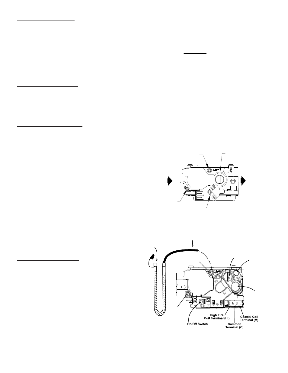 Inlet outlet, Input rating | Goodman Mfg Commercial Heating and Cooling Gas Unit CPG SERIES User Manual | Page 21 / 56