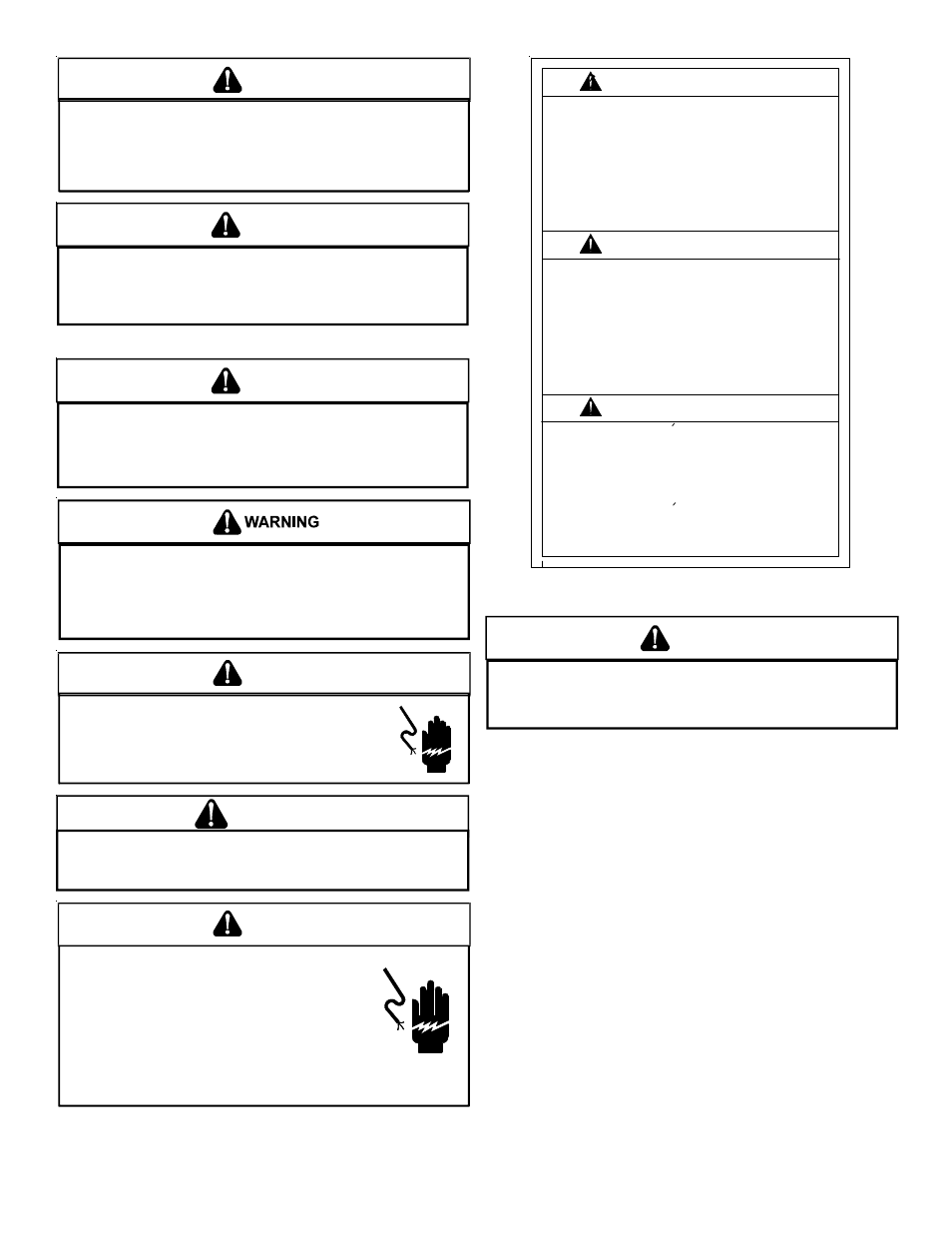 Warning avertissement advertencia, General information, Warning | Peligro monoxido de carbono toxico | Goodman Mfg Commercial Heating and Cooling Gas Unit CPG SERIES User Manual | Page 3 / 56