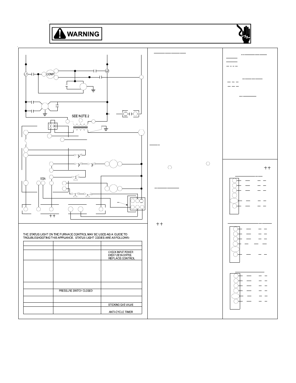 Installer/serviceman, Thermostat field wiring | Goodman Mfg Commercial Heating and Cooling Gas Unit CPG SERIES User Manual | Page 47 / 56
