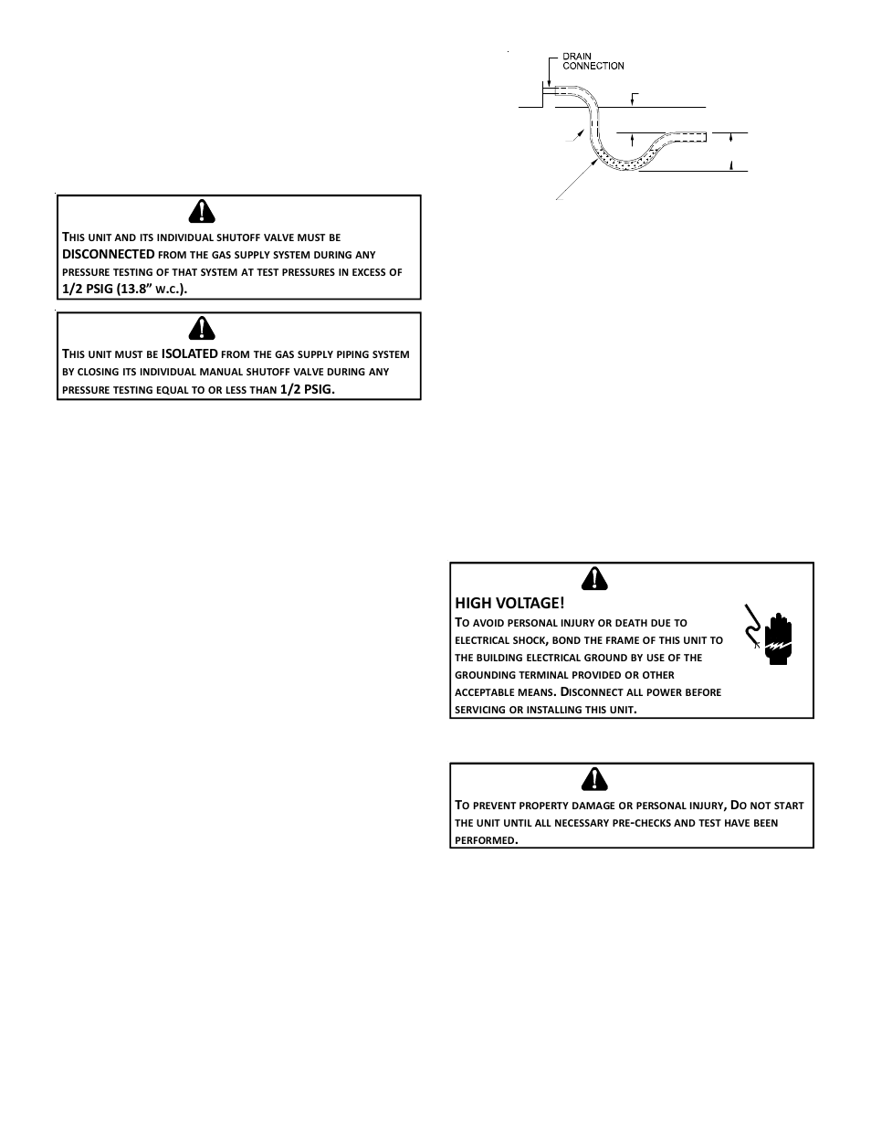 High voltage | Goodman Mfg CPG SERIES User Manual | Page 13 / 32