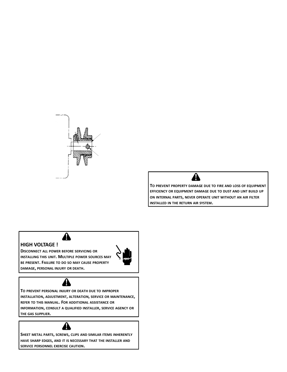 High voltage | Goodman Mfg CPG SERIES User Manual | Page 22 / 32
