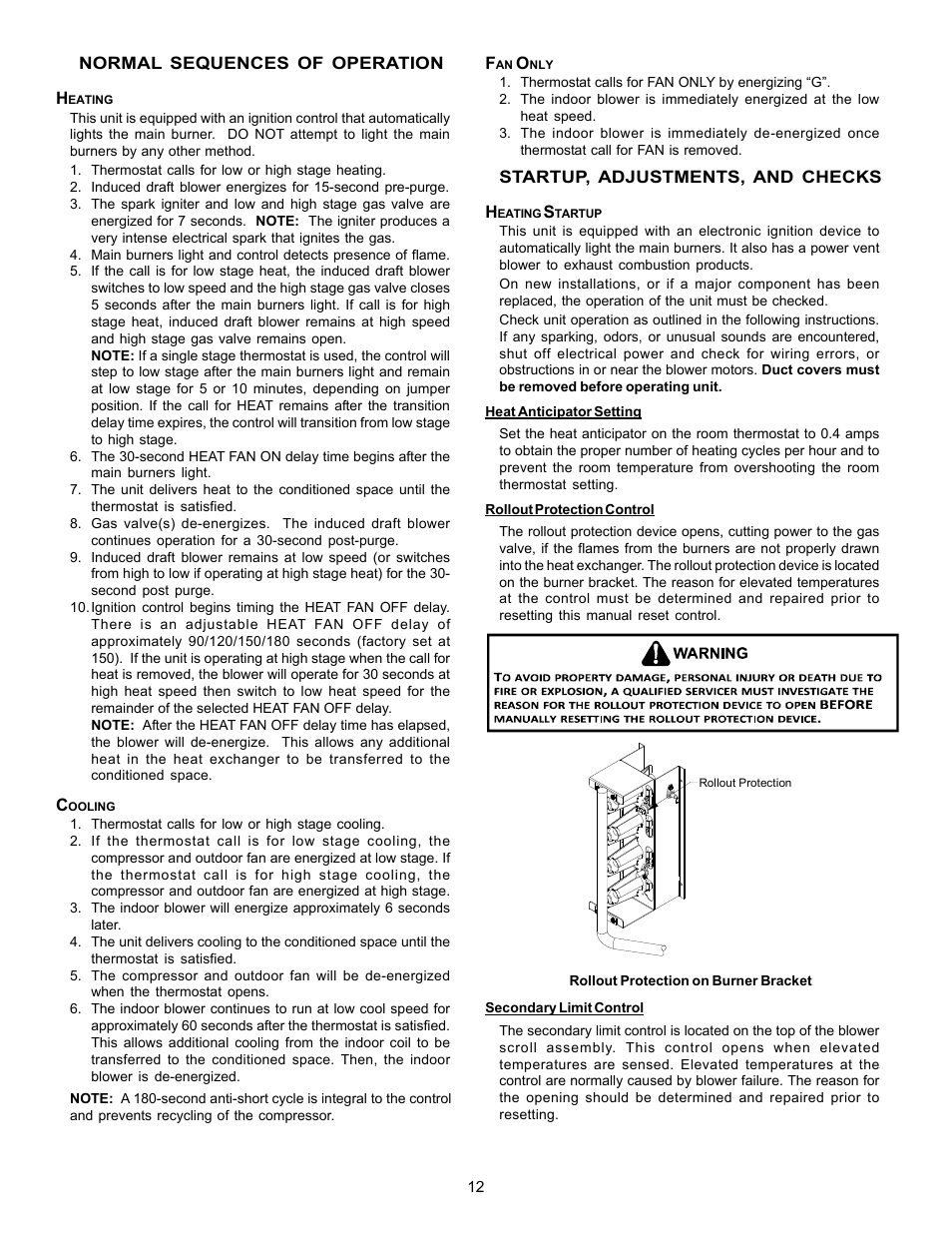 Goodman Mfg Seer "m" series PG 15 User Manual | Page 12 / 28