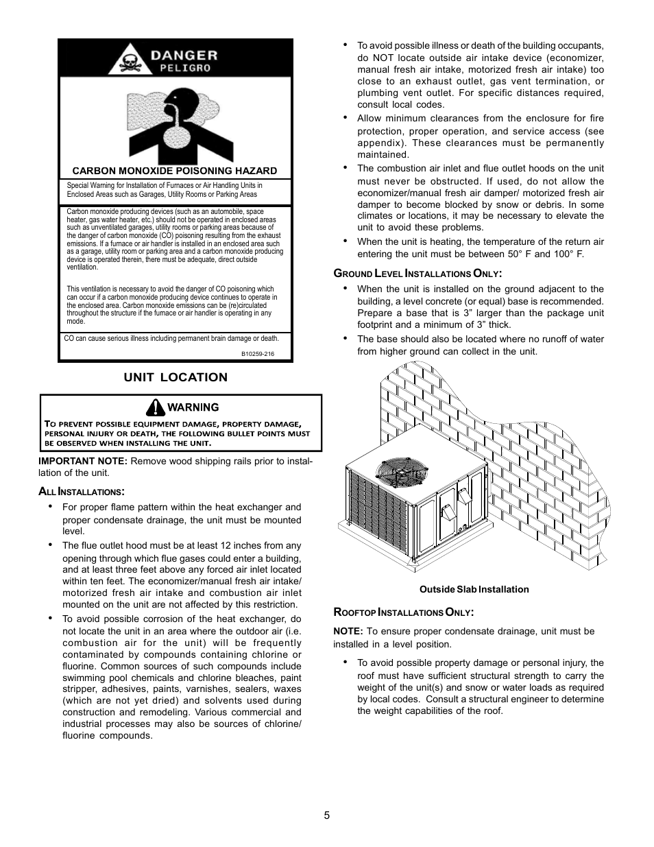 Goodman Mfg Seer "m" series PG 15 User Manual | Page 5 / 28