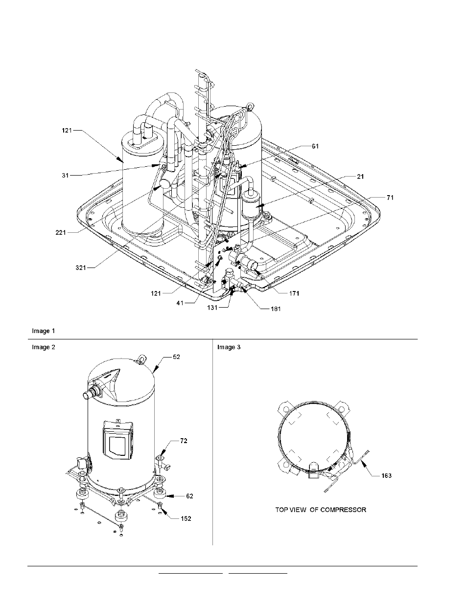 Compressor/tubing assembly | Goodman Mfg GSH 10 SEER User Manual | Page 6 / 9