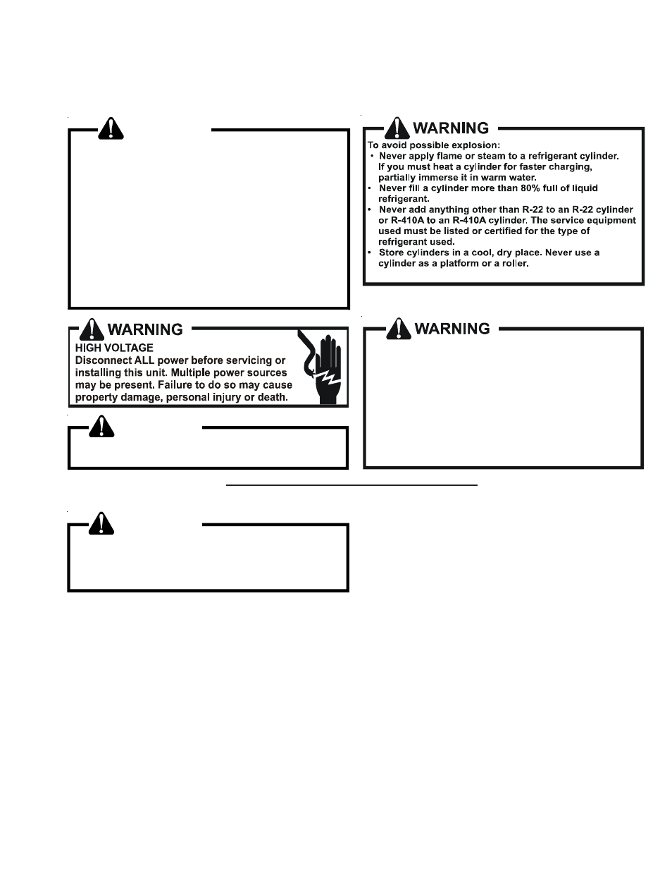 Important information, Warning | Goodman Mfg RT6100004R13 User Manual | Page 3 / 69