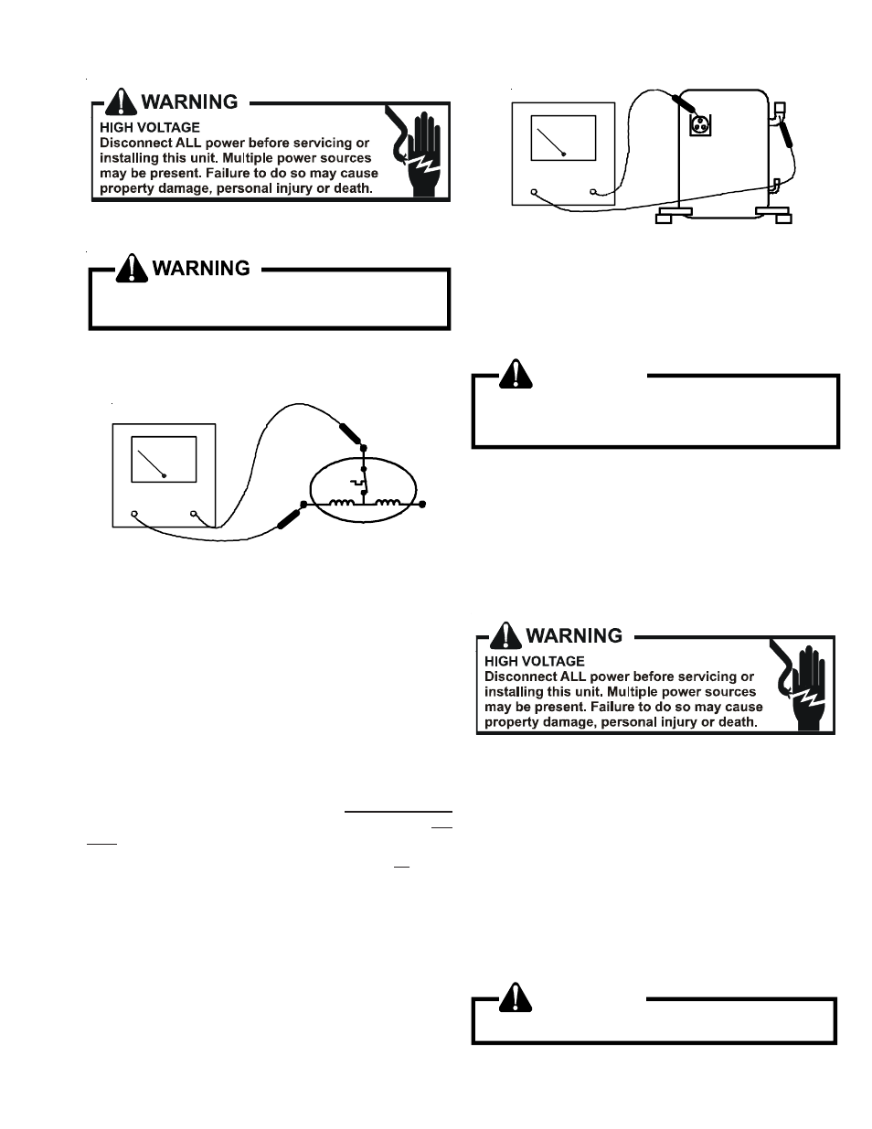 Servicing, Warning | Goodman Mfg RT6100004R13 User Manual | Page 43 / 69