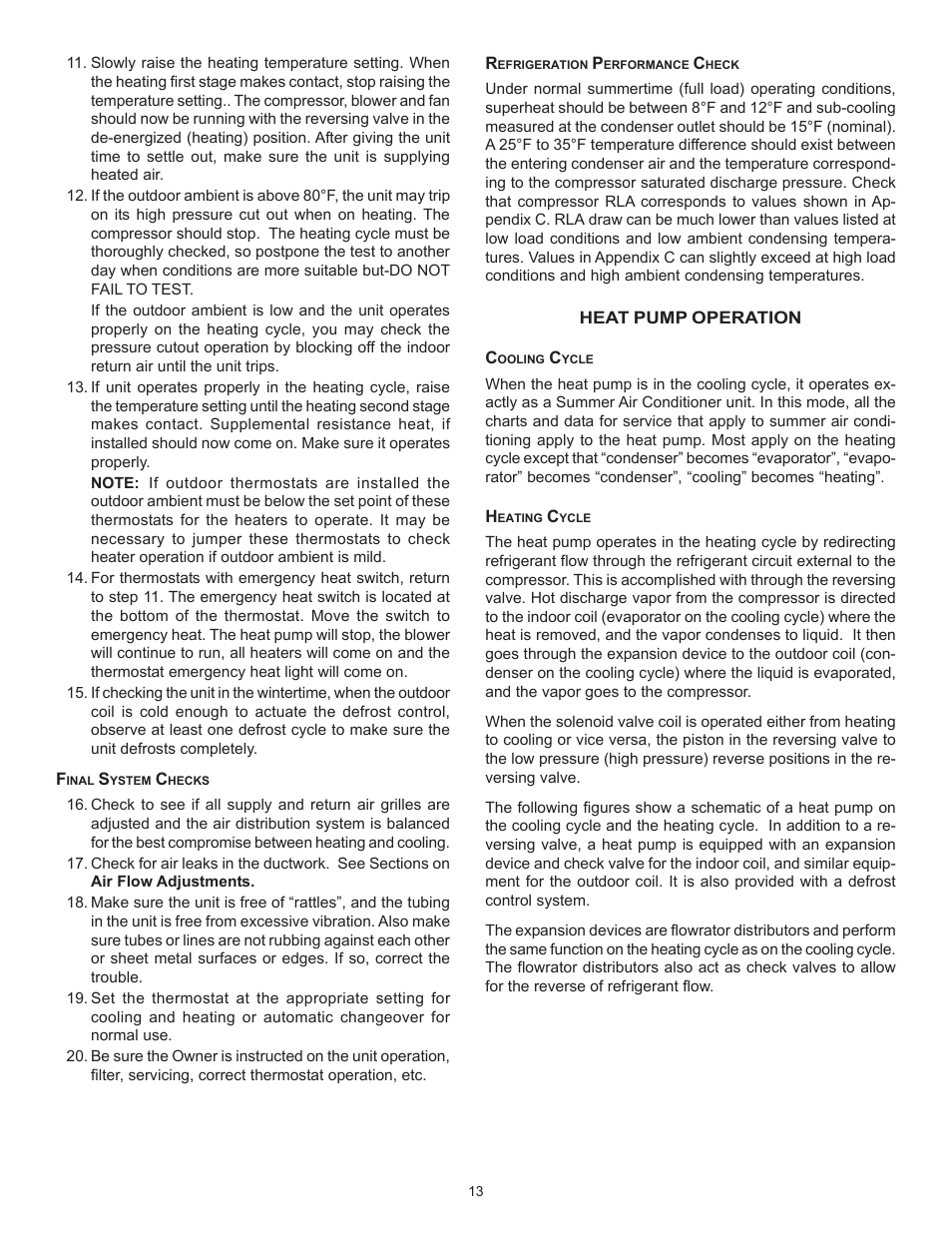 Goodman Mfg Light Commercial Self Contained Packaged Cooling and Heating Unit CPC/CPH User Manual | Page 13 / 28
