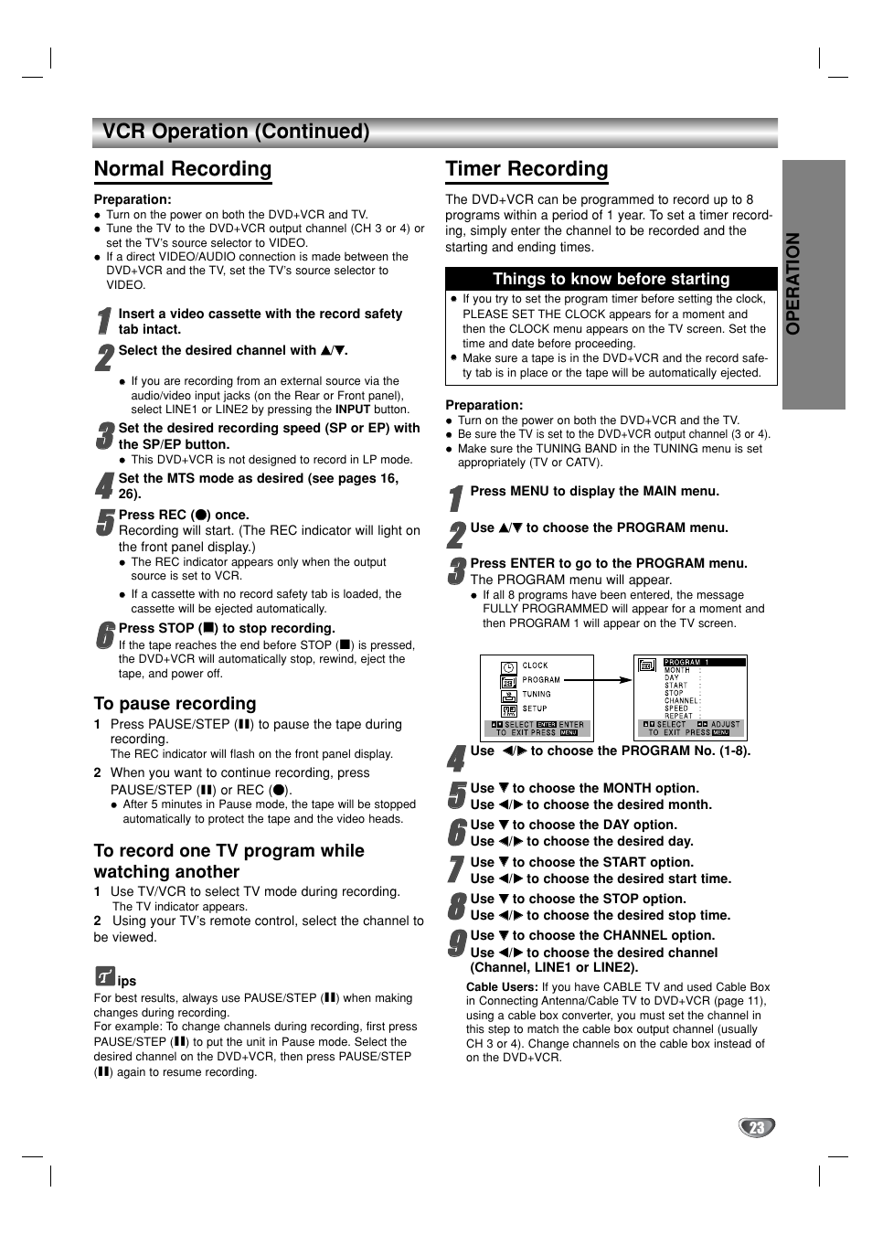 GoVideo DV1130 User Manual | Page 23 / 44
