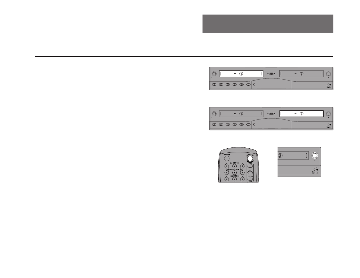 5 - copy features basic copying, Insert source tape, Insert target tape | Copy your tape | GoVideo DDV9475 User Manual | Page 45 / 106