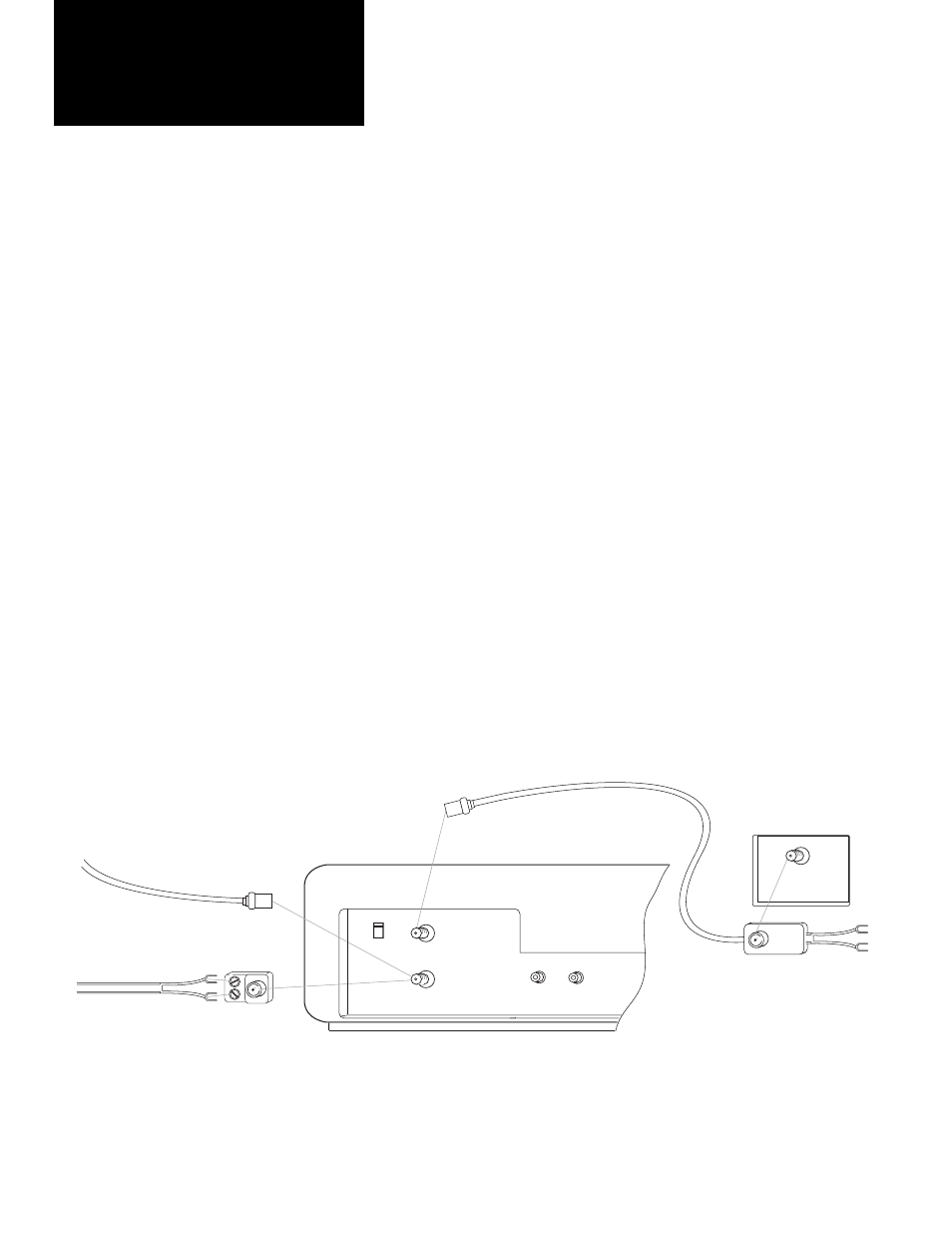 Antenna connections, Combined vhf/uhf antennas, vhf only, uhf only | GoVideo GV2020 User Manual | Page 34 / 47
