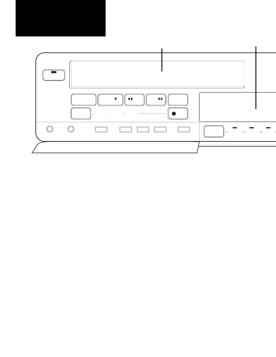 Dual-deck vcr-2 front panel | GoVideo GV2020 User Manual | Page 9 / 47