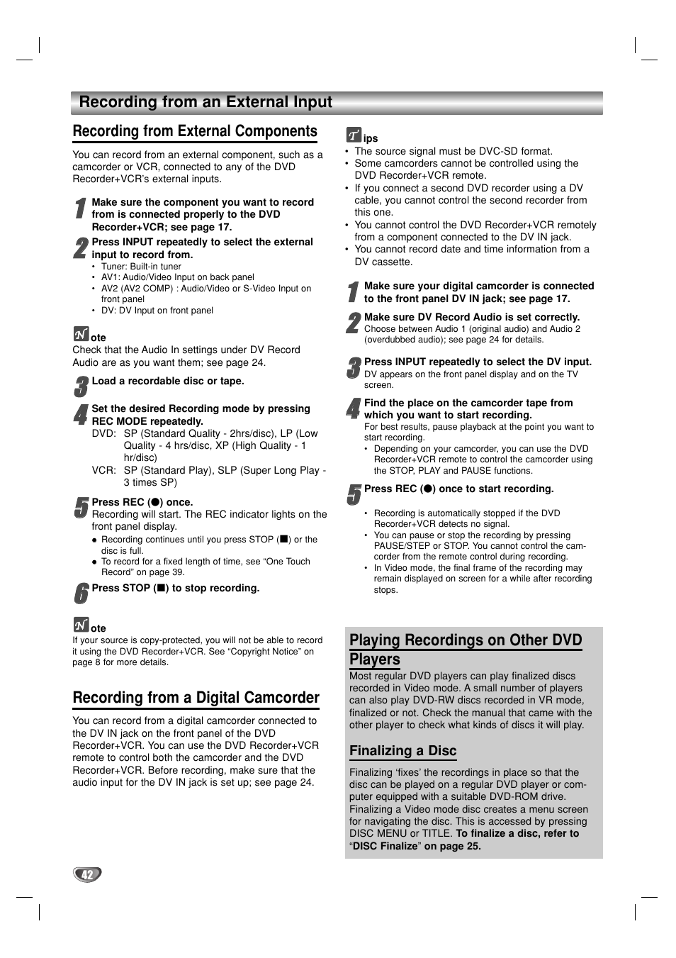 GoVideo VR3930 User Manual | Page 42 / 60