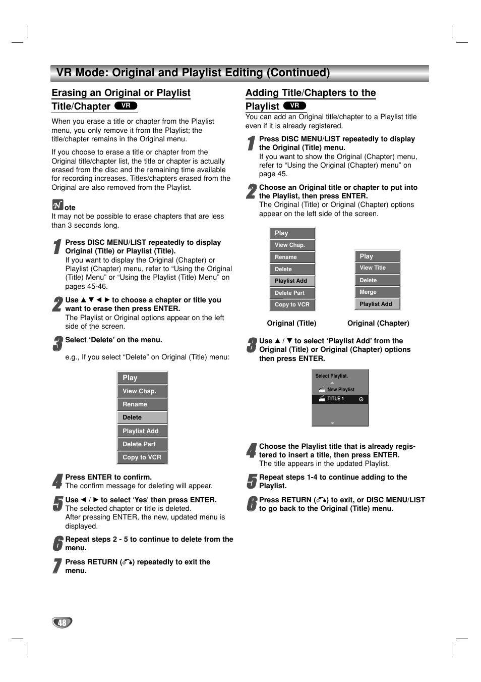 GoVideo VR3930 User Manual | Page 48 / 60