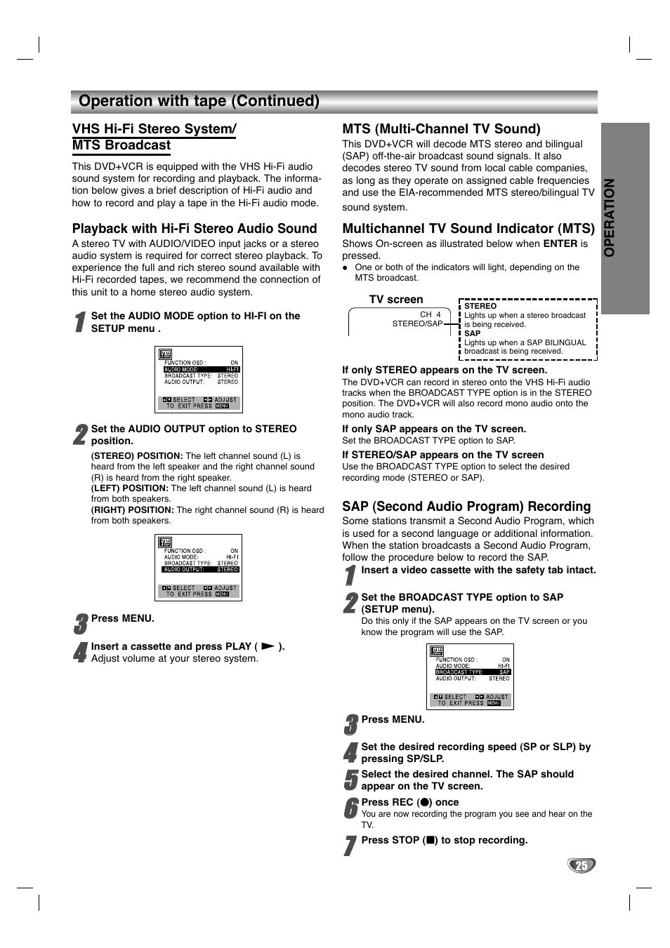 GoVideo DV3140 User Manual | Page 25 / 40