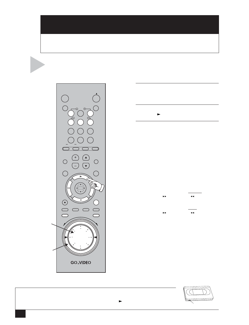 P l a y, Basic pla yback | GoVideo DDV3110 User Manual | Page 18 / 56
