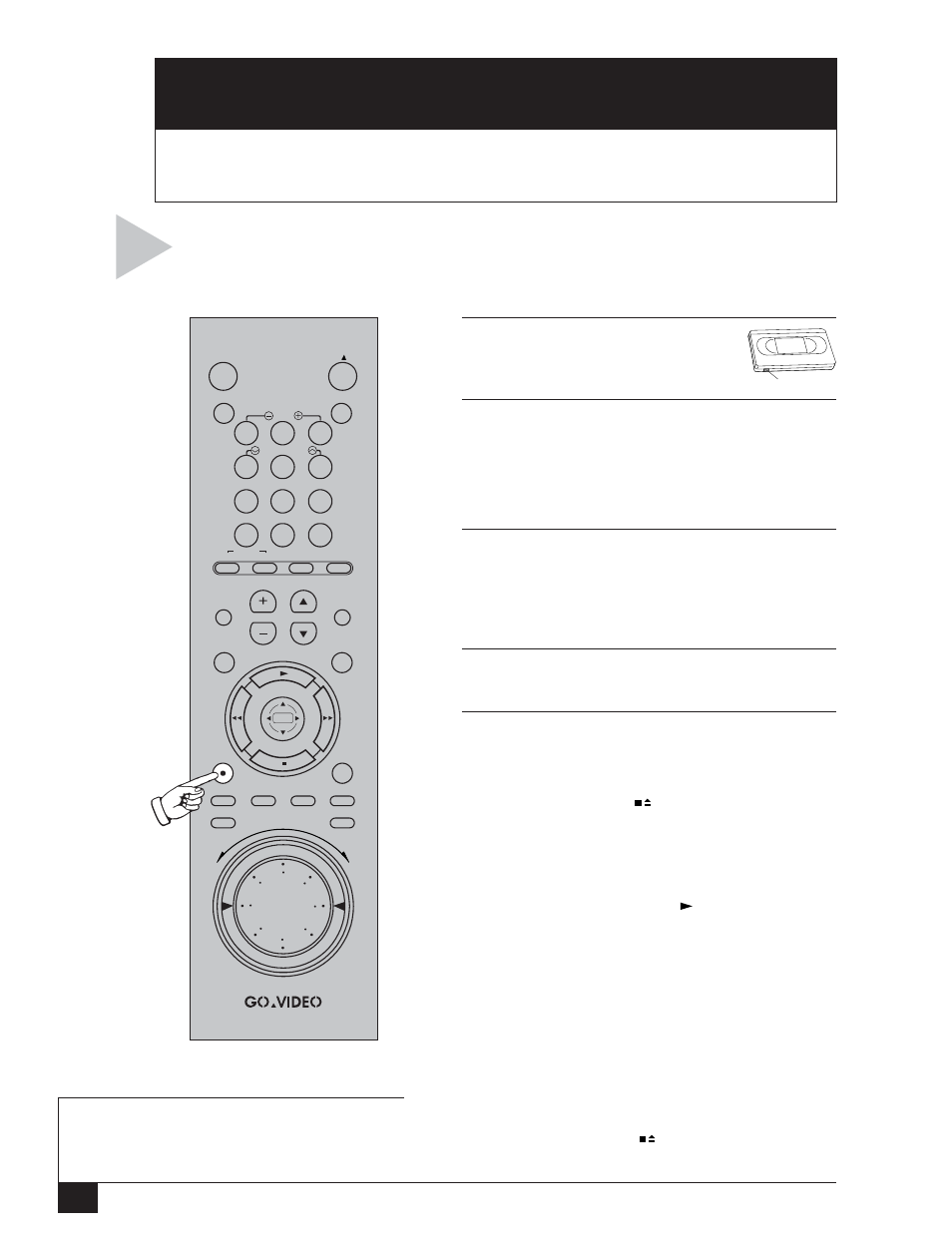 Basic recording | GoVideo DDV3110 User Manual | Page 20 / 56