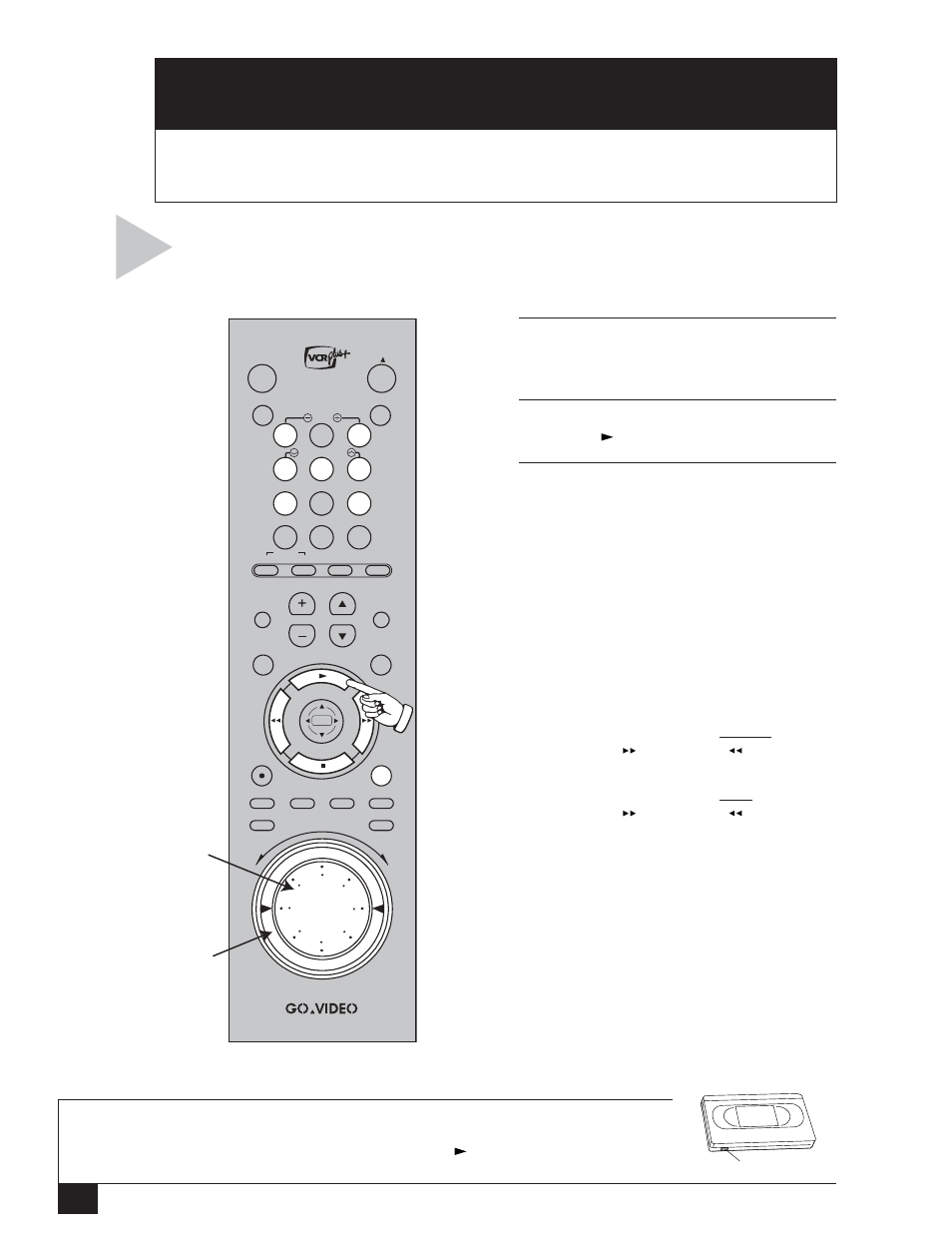 P l a y, Basic pla yback | GoVideo DDV3120 User Manual | Page 18 / 64