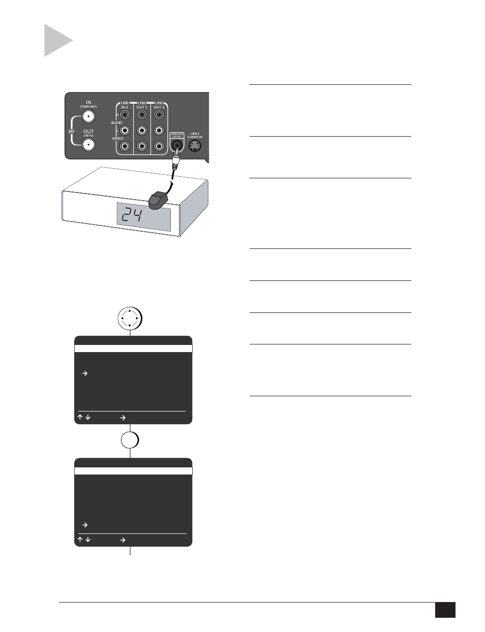 Cable box control | GoVideo DDV3120 User Manual | Page 43 / 64