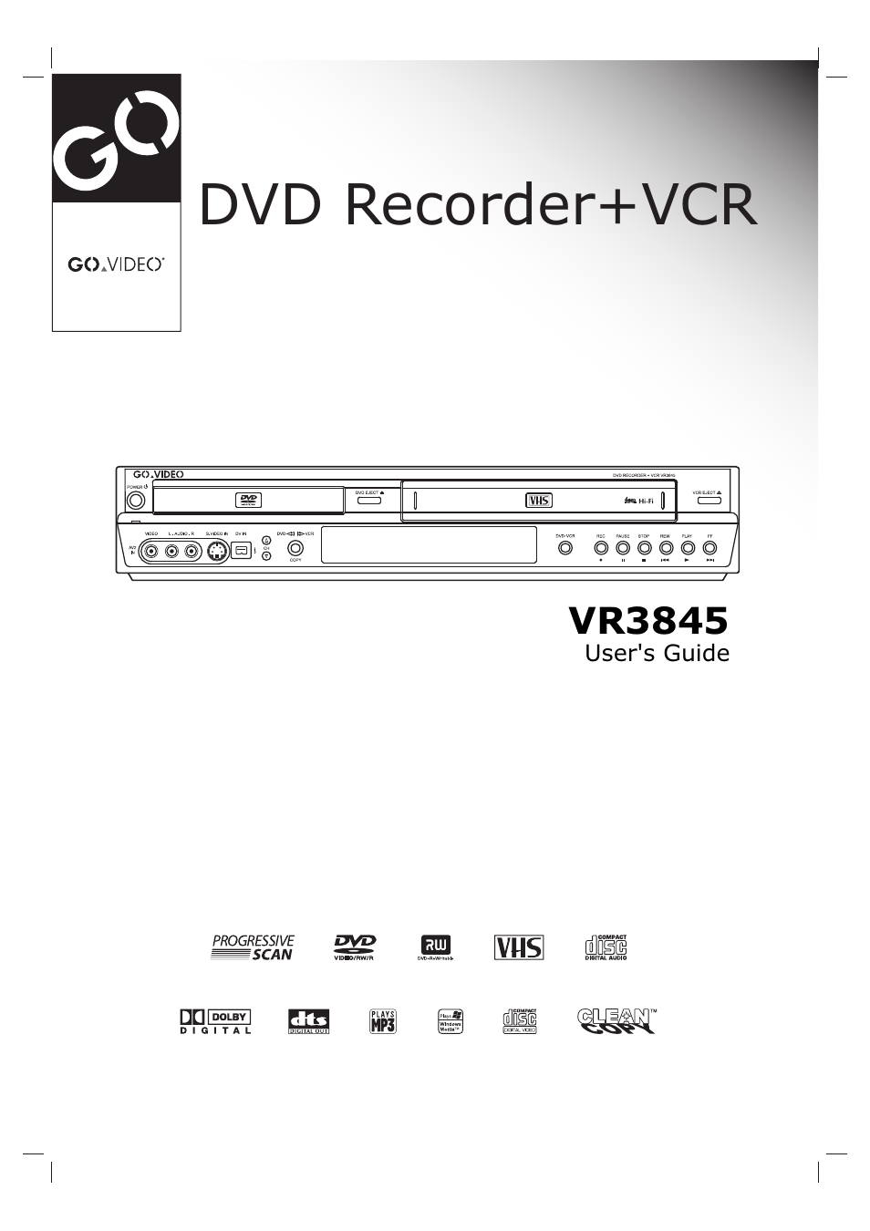 GoVideo VR3845 User Manual | 66 pages