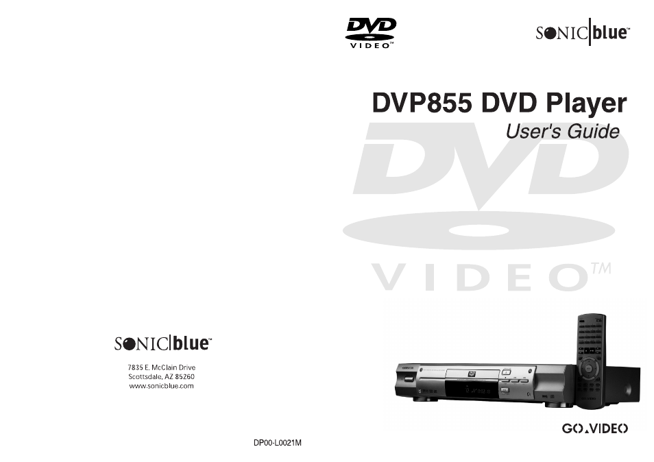 GoVideo DVP855 User Manual | 20 pages
