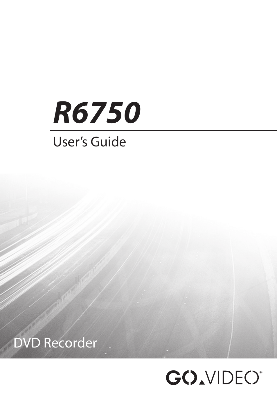 GoVideo R6750 User Manual | 44 pages