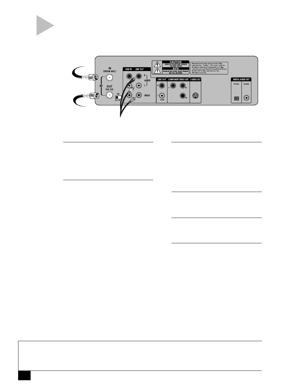 Basic connections | GoVideo DVR4000 User Manual | Page 8 / 64