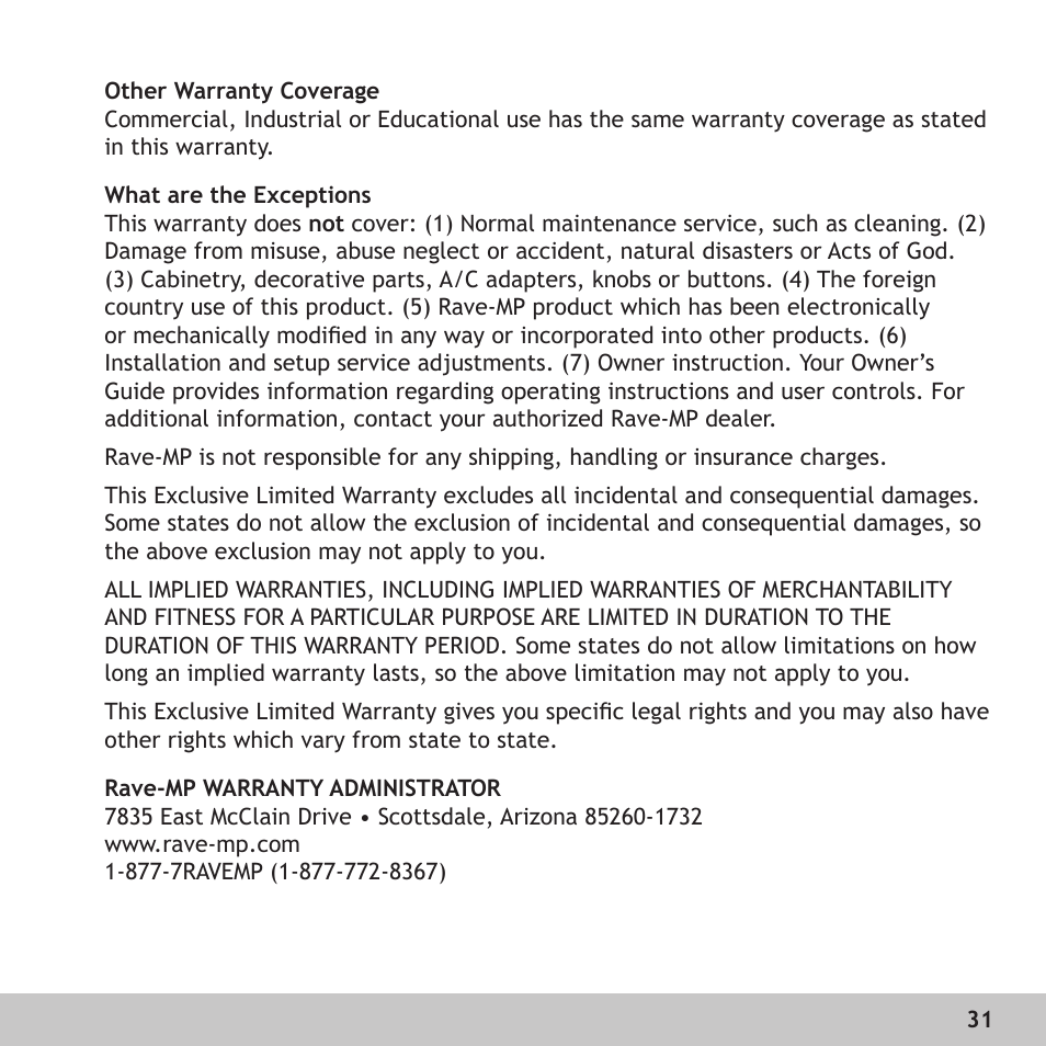 GoVideo RX128 User Manual | Page 31 / 36