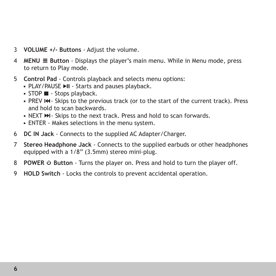 GoVideo RX128 User Manual | Page 6 / 36