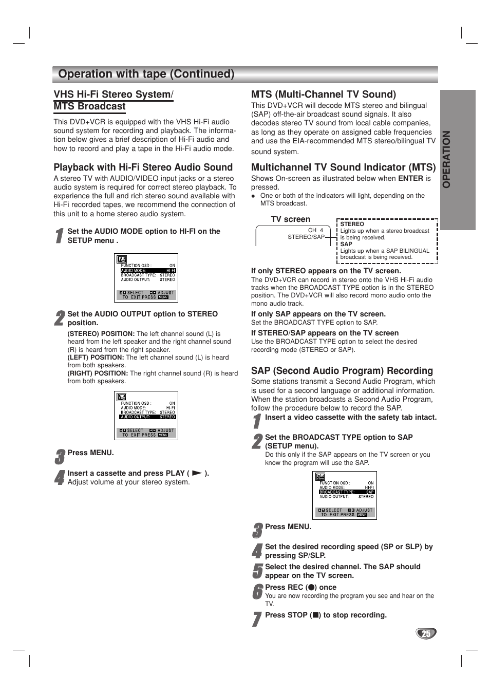 GoVideo DV1140 User Manual | Page 25 / 40