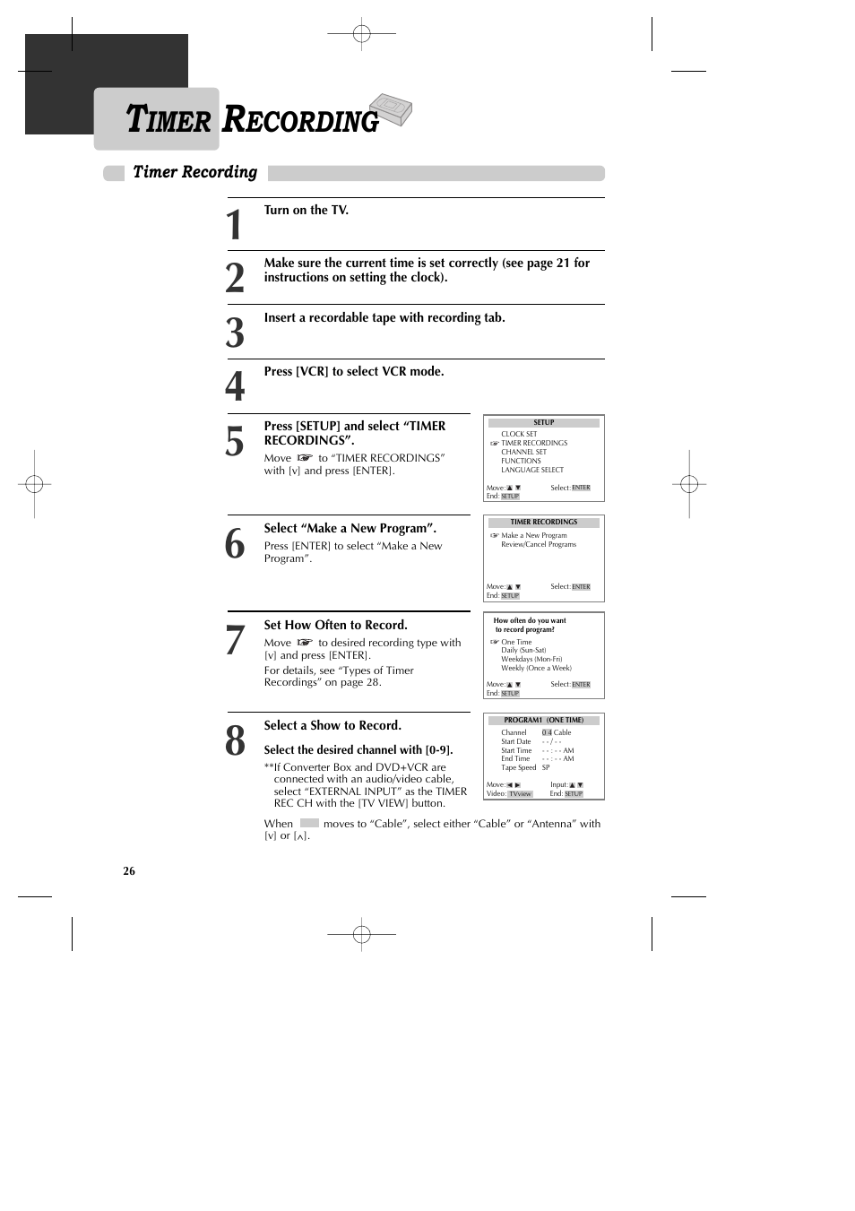 Imer, Ecording | GoVideo DV1040 User Manual | Page 27 / 59