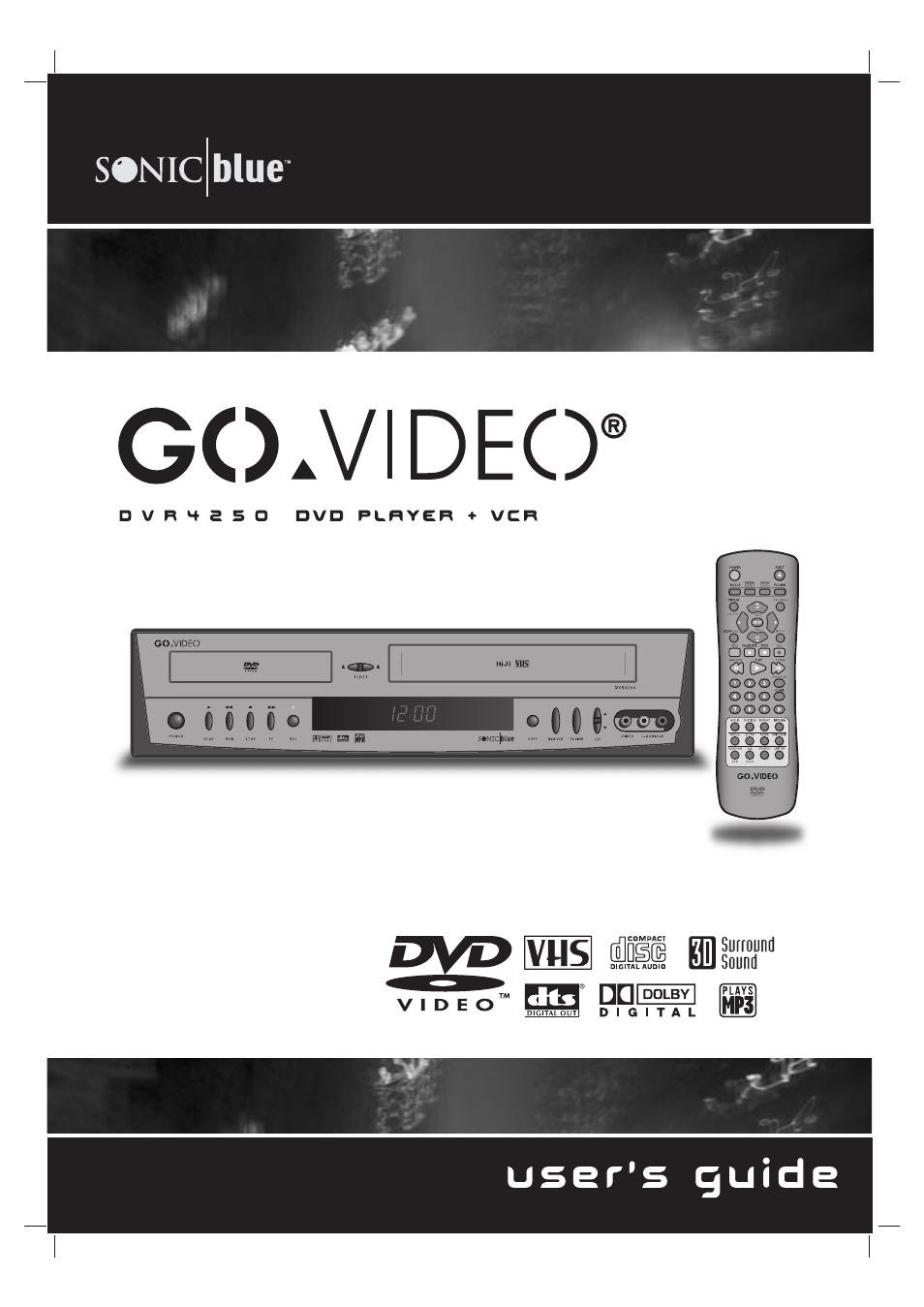 GoVideo DVD/VCR Combo User Manual | 38 pages