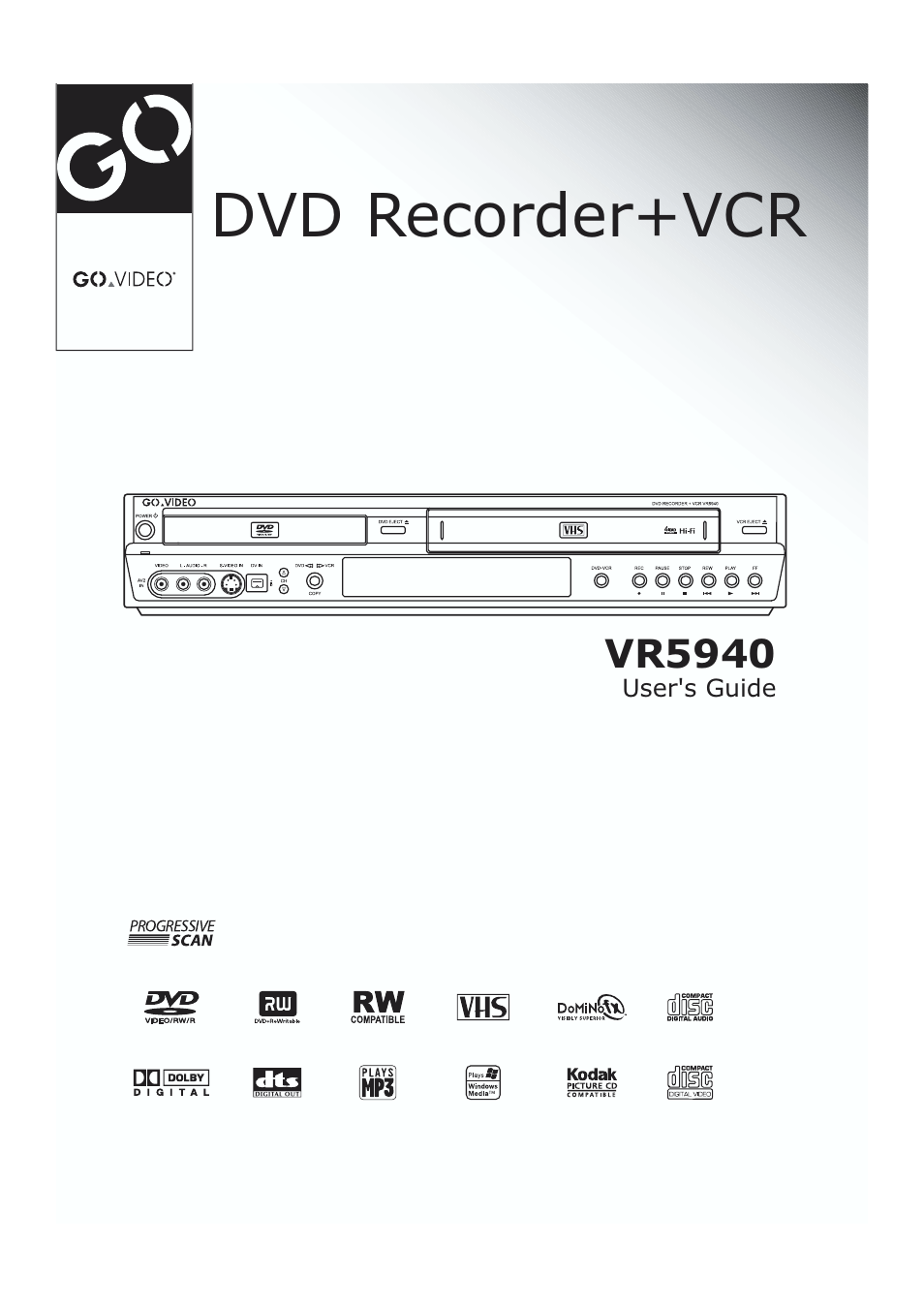 GoVideo VR5940 User Manual | 66 pages