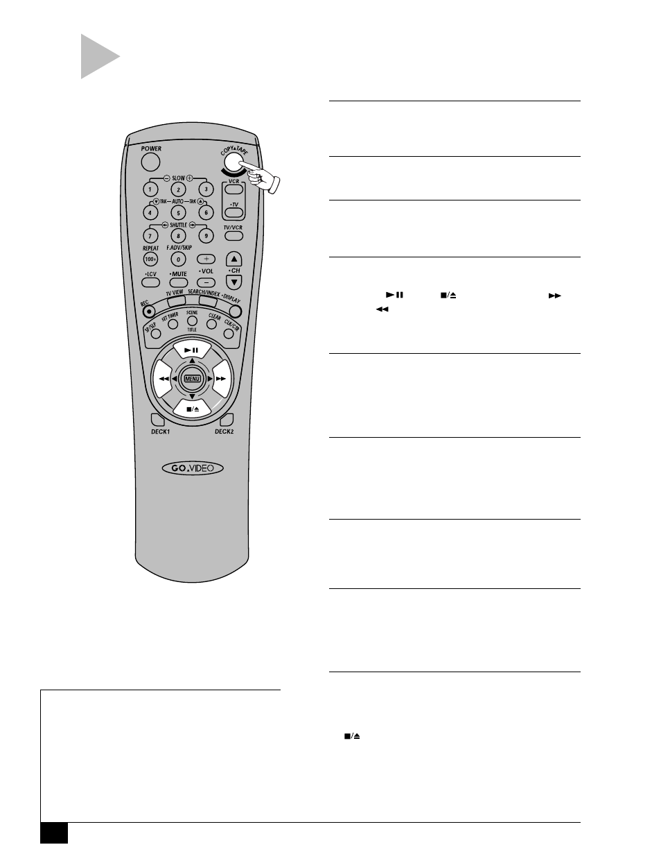 Manual editing | GoVideo DDV2001 User Manual | Page 26 / 56