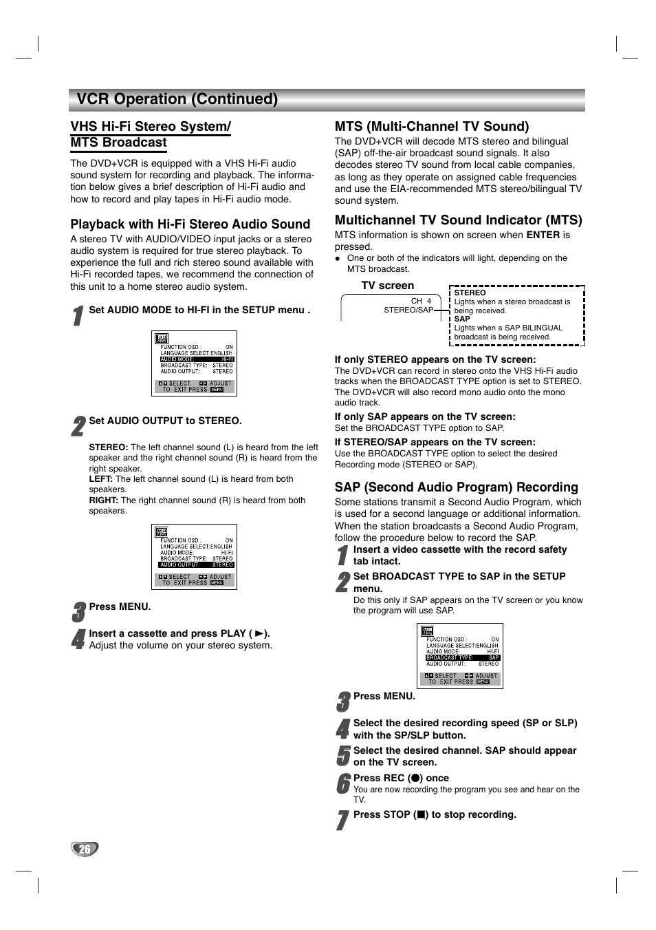 GoVideo DV1130Q User Manual | Page 26 / 41