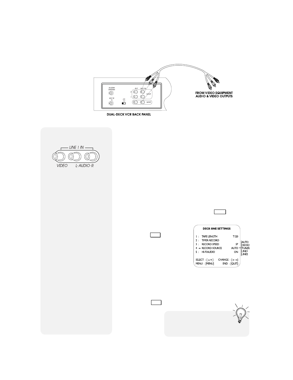 Connecting other video equipment | GoVideo DDV9500 User Manual | Page 46 / 58