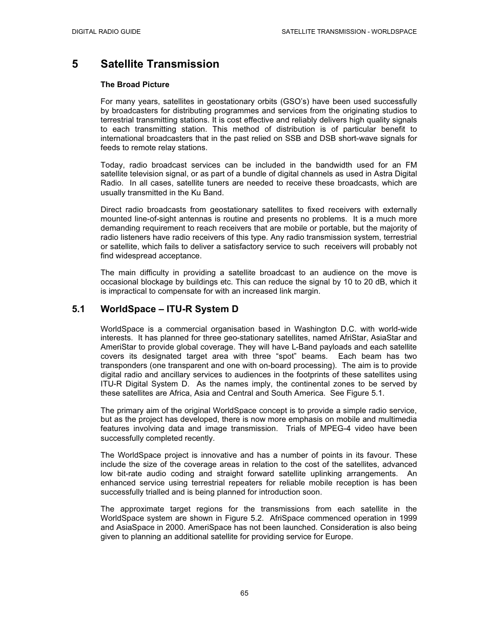 5satellite transmission | Grundig Digital Radio User Manual | Page 65 / 118