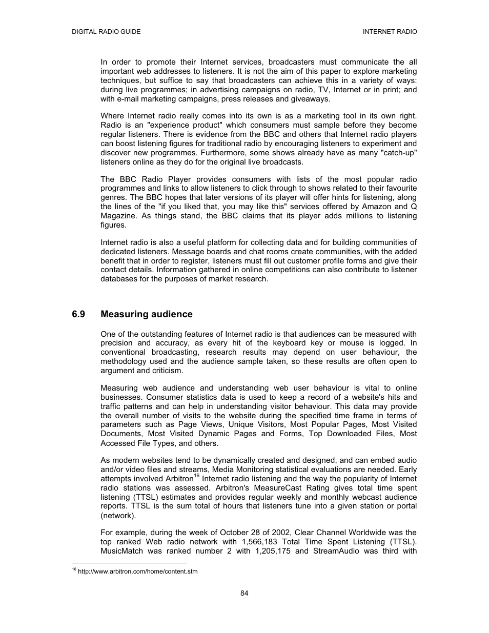 9 measuring audience | Grundig Digital Radio User Manual | Page 84 / 118
