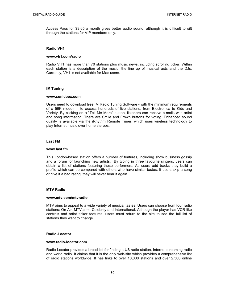 Grundig Digital Radio User Manual | Page 89 / 118