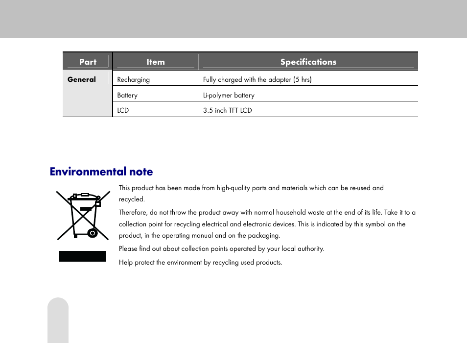 Grundig 30GB User Manual | Page 118 / 119