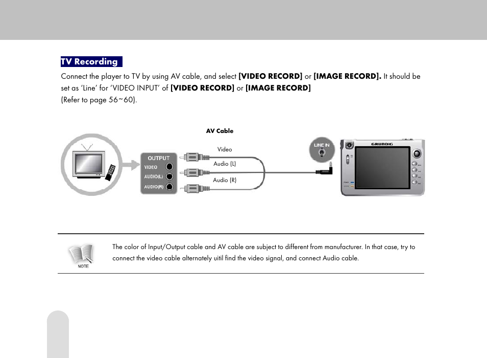Grundig 30GB User Manual | Page 22 / 119