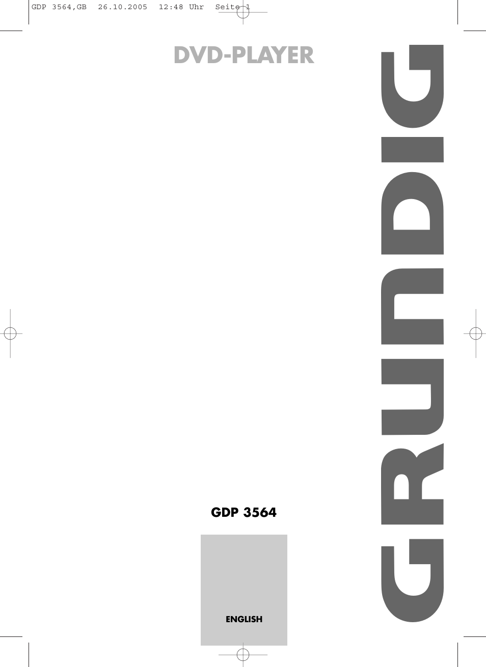 Grundig GDP 3564 User Manual | 52 pages