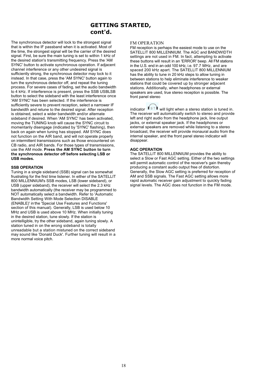 Getting started, cont'd | Grundig 800 MILLENNIUM User Manual | Page 17 / 30