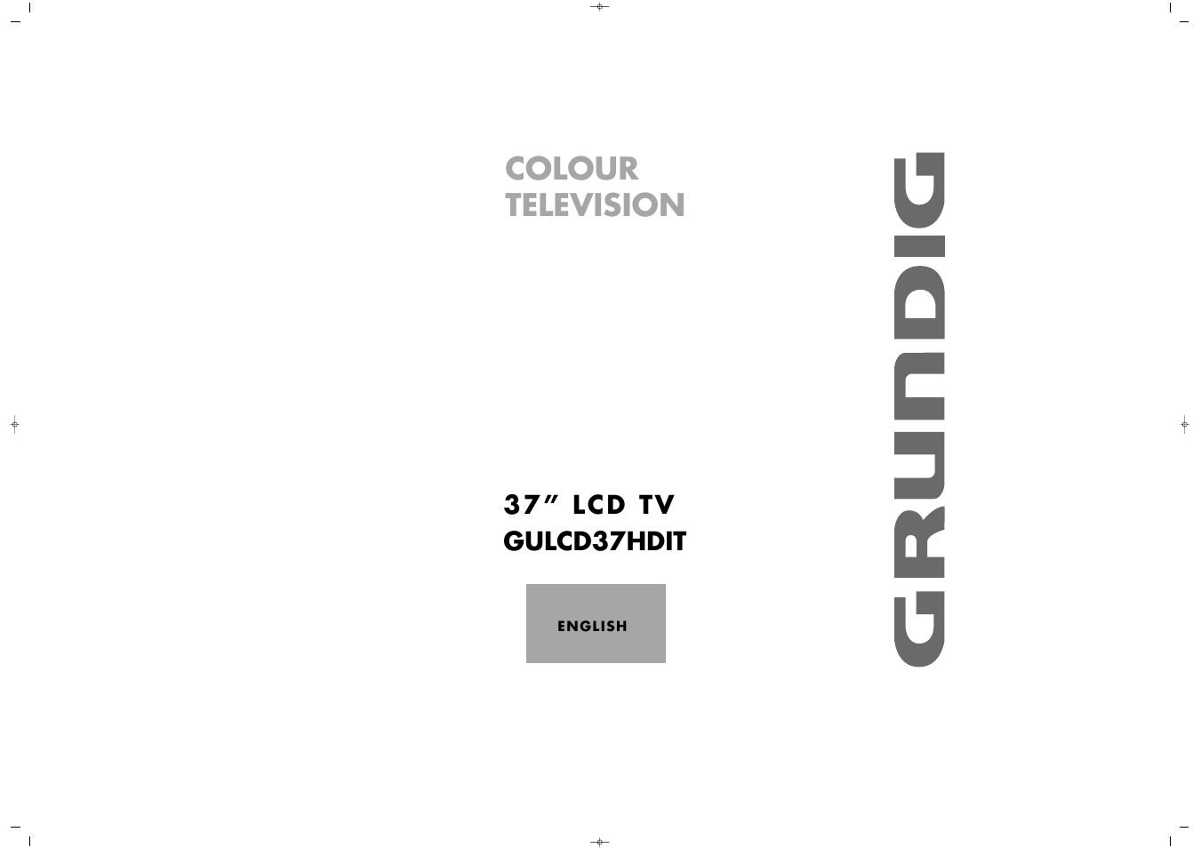 Grundig GULCD37HDIT User Manual | 45 pages